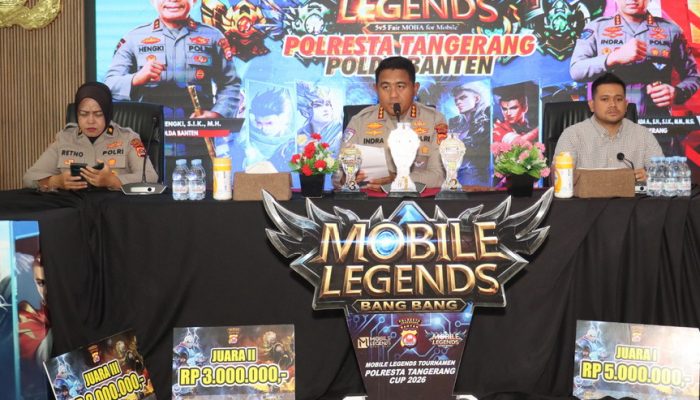 Polresta Tangerang Gelar Turnamen E-Sport Mobile Legend Pelajar