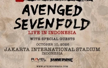 Avenged Sevenfold Dipastikan Kembali Guncang Jakarta, Konser Digelar di JIS Oktober 2026