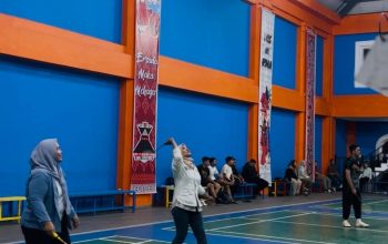 BRI BO Tanjung Balai Gelar Badminton, Jaga Kebugaran dan Soliditas