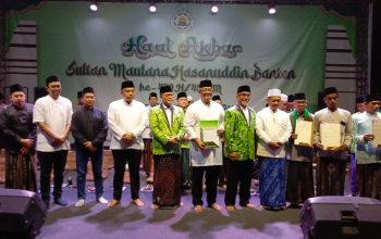 Haul Akbar Sultan Maulana Hasanuddin ke-470 H, DMI Kabupaten Serang Lantik Pengurus Baru 2026–2031