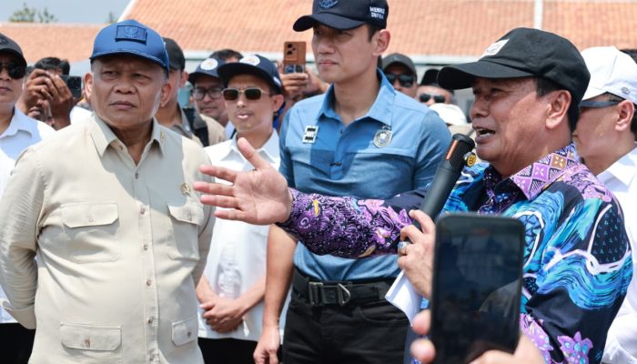 Bupati Maesyal Sambut Kunjungan AHY ke Kampung Nelayan Ketapang Mauk