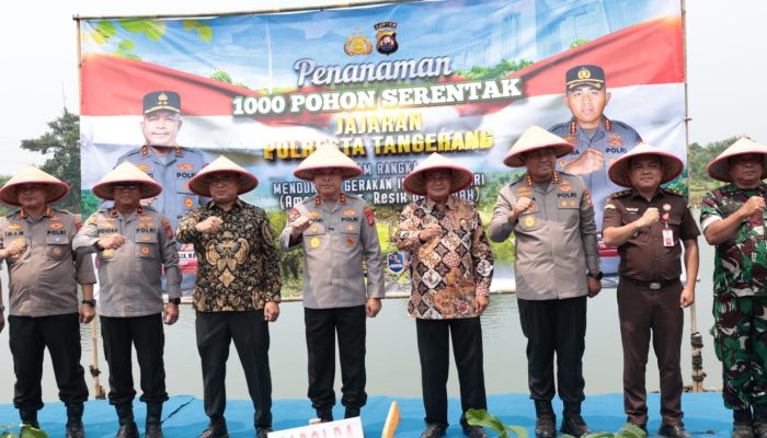 Hadir Bersama Kapolda dan Kapolresta, Bupati Tangerang Mulai Bangun Jembatan Merah Putih