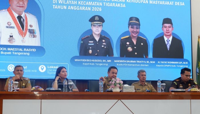 Sekda Buka Sosialisasi Penguatan Budaya Hukum Dalam Kehidupan Masyarakat Desa