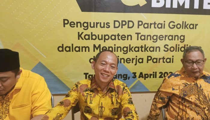Struktur Baru, Wahyu Nugraha Jabat Sekretaris Golkar Kab Tangerang