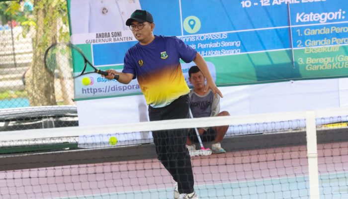 Tenis jadi Ajang Mempererat Kebersamaan Forkompinda Provinsi Banten