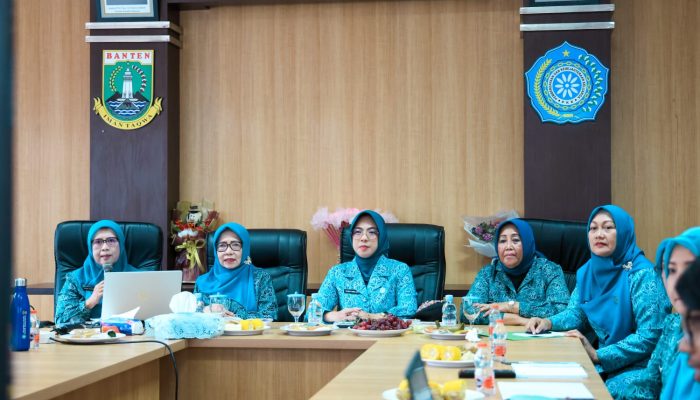Tinawati Andra Soni Matangkan Rencana Lomba Pemberdayaan Keluarga se-Provinsi Banten