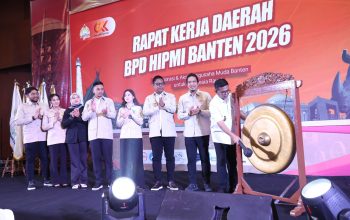 Buka Rakerda HIPMI Banten, Gubernur Andra Soni Minta Pengusaha Aktif Bangun Ekonomi Daerah