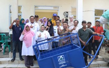 Intan Kunjungi Bank Sampah RW 025 Kelurahan Bencongan Kelapa Dua