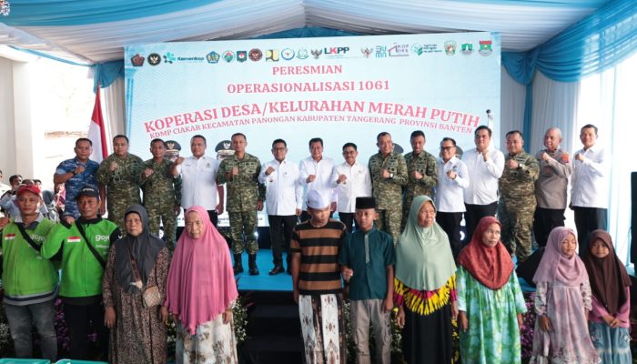 Bupati dan Gubernur Banten Hadiri peresmian Koperasi Desa Merah Putih Desa Ciakar Oleh Presiden Secara Virtual