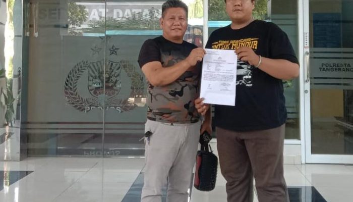 Pelaku Pengancaman Wartawan di Sukadiri Resmi Dilaporkan ke Polisi