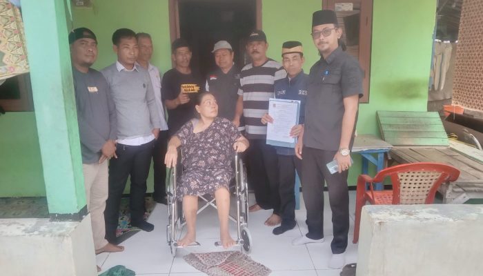 Penerima Bantuan Kursi Roda Apresiasi Dinas Sosial Kab Tangerang