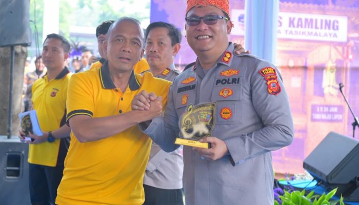 Polres Ciamis Menang Tingkat Polda Jabar, Raih Juara 1 Lomba Aransemen Lagu “Sauyunan Jaga Lembur”
