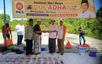 Semangat Berbagi Idul Adha, PKS Banten Distribusikan 52.400 Paket Daging Kurban