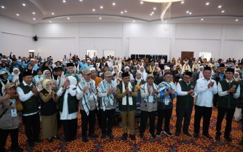 Alhamdulillah, Jemaah Haji Kloter Pertama Banten Tiba di Debarkasi Grand El Hajj