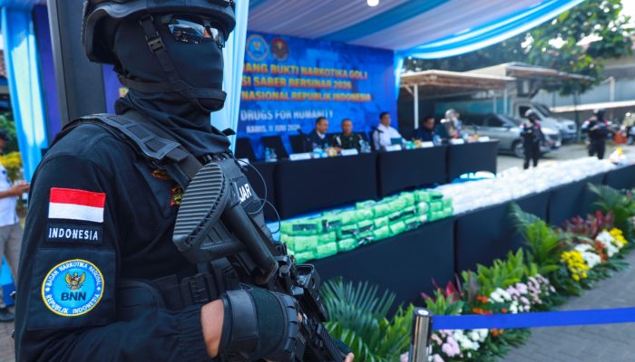 Barang Bukti 132 Kilogram Sabu Dimusnahkan BNN, Bukti Keseriusan Perang Melawan Peredaran Narkoba