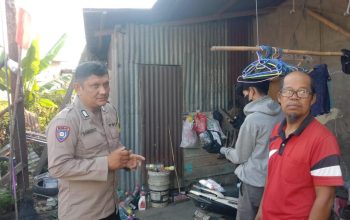 Bhabinkamtibmas Tanjung Balai Utara Ajak Warga, Kompak Berantas Narkoba