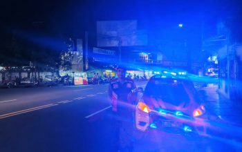 Blue Light Menyala Hingga Dini Hari, Sat Samapta Polres Banjar Jaga Kota Tetap Tenang Saat Warga Terlelap