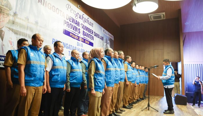 Dewan Sumber Daya Air Banten, Gubernur Andra Soni Akan Dorong Tata Kelola Air Terpadu