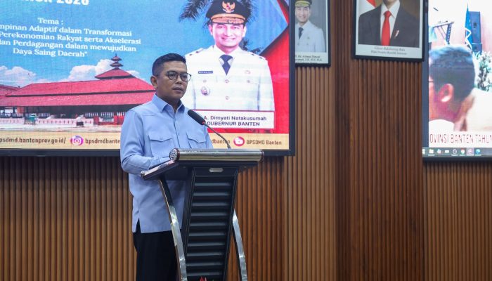 Gubernur Andra Soni Minta Peserta PKN Menjadi Pemimpin Kolaboratif dan Berorientasi Hasil