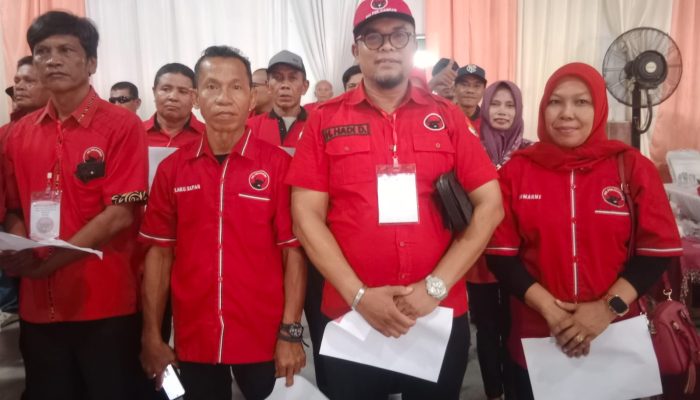 Hasbullah Hadi Damanik Pimpin PAC PDI Perjuangan Tebing Syahbandar, Siap Perkuat Konsolidasi Partai