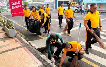Wali Kota dan Kapolres Turun Langsung Pimpin Aksi Bersih Kota, Gerakan Nasional ASRI Resmi Dimulai