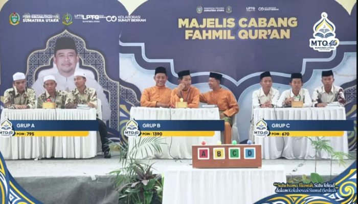 MTQ ke-40 Sumut: Kafilah Sergai Tembus Final dan Semi Final di Sejumlah Cabang