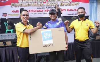 Polres Banjar Pererat Sinergi TNI-Polri dengan Olahraga Bersama Warnai Hari Bhayangkara ke-80