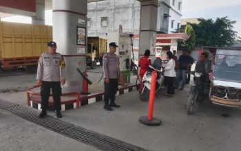Polres Tanjung Balai Amankan di Sejumlah SPBU