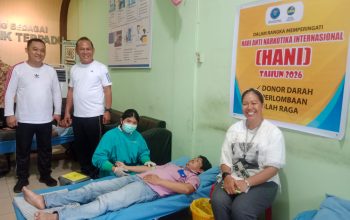 Sambut HANI 2026, BNNK Sergai Gelar Donor Darah sebagai Wujud Kepedulian Sosial