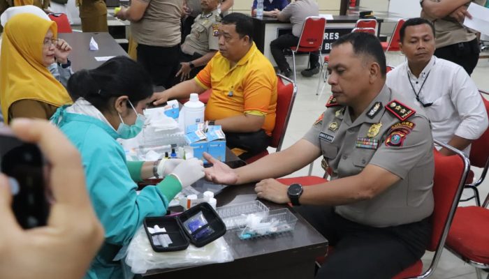Sambut Hari Bhayangkara ke-80, Polres Sergai Gelar Bakti Kesehatan dan Donor Darah