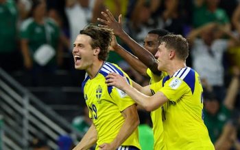 Swedia Luluhlantahkan Tunisia 5-1 di Grup F Piala Dunia 2026