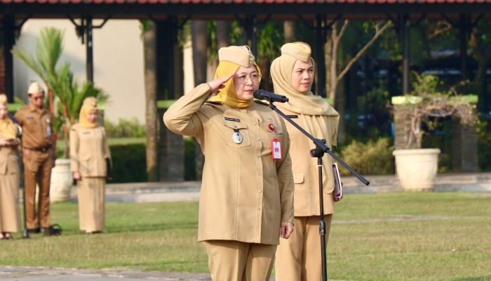 Wabup Intan Gaungkan Peningkatan Kebersihan di Lingkungan Kerja Sebagai Budaya ASN