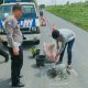 Warga Apresiasi Satlantas Polres Batu Bara Tambal Jalan Berlubang di Jalinsum