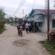 Jalan Depan Kantor Kelurahan Tualang Rusak, Kinerja Lurah Dipertanyakan