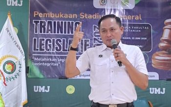 Ketua BK DPRD Tangsel Jadi Pembicara Utama Training Legislatif 2026 Fakultas Pertanian UMJ