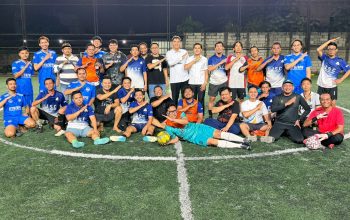 BPN DAN PWI Kota Tangsel Pererat Silaturahmi Lewat Laga Minisoccer