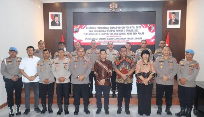 Bid Propam Polda Sumut Beri Penyuluhan Etika di Polres Tanjung Balai
