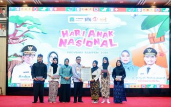 Gubernur Andra Soni Ajak Semua Pemangku Kepentingan Wujudkan Lingkungan Ramah Anak