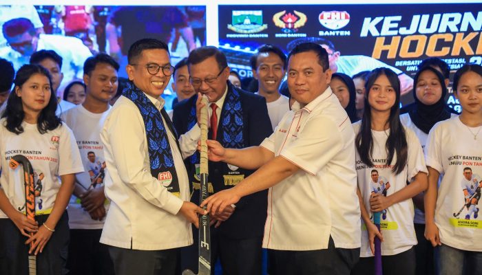 Gubernur Andra Soni Dorong Pembinaan Atlet, Pengurus FHI Banten Diminta Perkuat Prestasi Hoki