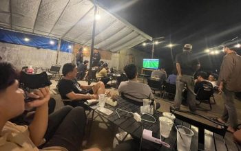 Jalin Kedekatan dengan Warga, Polres Tanjung Balai Gelar Nonton Bareng Piala Dunia 2026