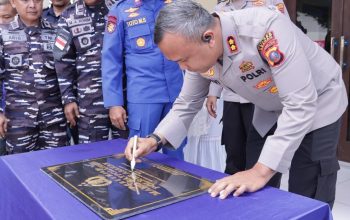 Kapolres Resmikan Mako Satpolairud Polres Asahan