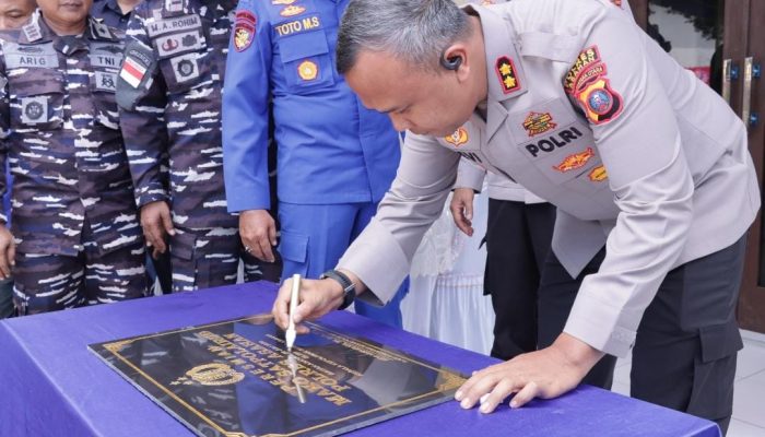 Kapolres Resmikan Mako Satpolairud Polres Asahan