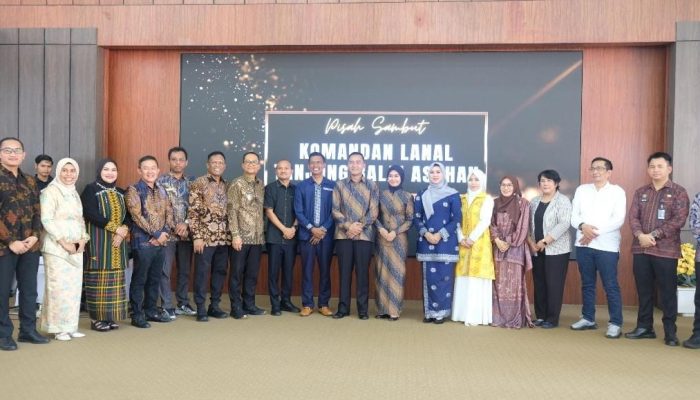 Kapolres Tanjungbalai Hadiri Pisah Sambut Danlanal TBA