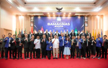 Kukuhkan Pengurus Bamagnas, Wagub Dimyati Ajak Organisasi Keagamaan Perkuat Kerukunan