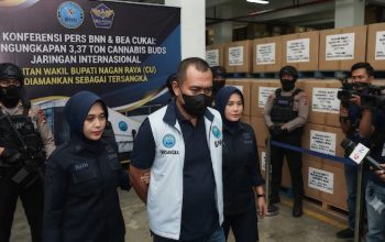 Mantan Wakil Bupati Dibekuk, BNN dan Bea Cukai Gagalkan Pengelundupan 3,37 Ton Cannabis Buds