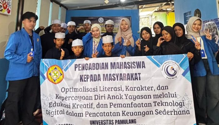 Mengubah Stigma “Belajar Itu Membosankan”: Mahasiswa UNPAM Hadirkan Fun Learning di Yayasan Yasmin