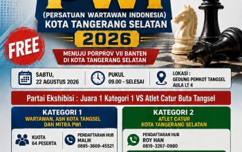 Menuju Porprov 2026, PWI Tangsel dan Percasi Gelar Turnamen Catur