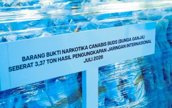 Peringatan HANI 2026, BNN Musnahkan Barang Bukti Tindak Pidana Narkotika