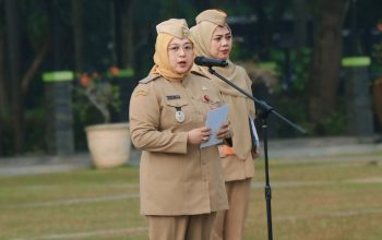 Pimpin Apel Pagi, Wabup Intan Apresiasi Penanganan Kebakaran TPA Jatiwaringin