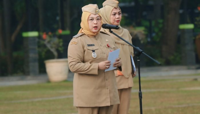 Pimpin Apel Pagi, Wabup Intan Apresiasi Penanganan Kebakaran TPA Jatiwaringin